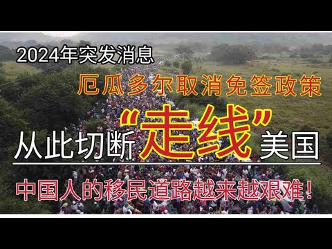 #2024 #厄瓜多尔取消对中国免签政策 #2024年出国 #欧洲各国纷纷关闭过门 #美国严查非法偷渡 #移民的道路越来越窄 #移民欧洲 #最后的移民机会 #西班牙非盈利移民