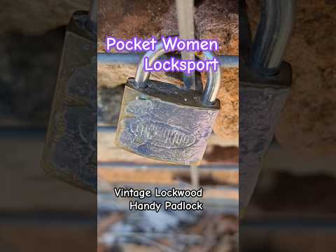 Nail Polish on a padlock Weather Protection?  Vintage Lockwood Padlock #locksport