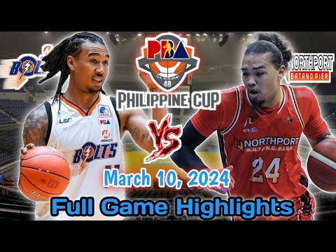 🏀NORTHPORT vs MERALCO Full Game Highlights | PBA Philippine Cup 2024 | PBA Today #PBAAngatAngLaban