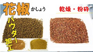 【スパイスを粉末化】花椒をパウダー加工