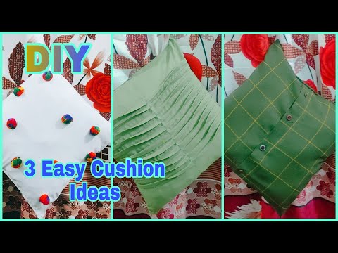 3 Creative Home Cushion Ideas !!! DIY Pillow Making | How to make pillow REALLY Fast  #Cushionideas