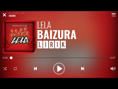 Lela - Baizura [Lirik]