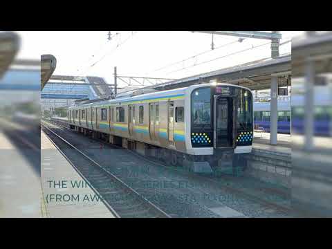 E131系 外房線 安房鴨川→御宿 車窓 The side window view of Series E131 EMU, Sotobo Line.(JR EAST, Japan)