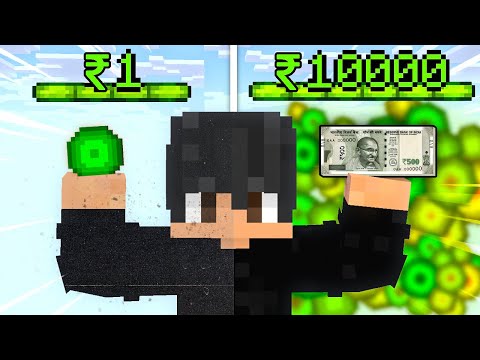 Minecraft But Your XP = Your Money