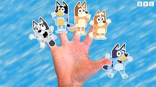 Bluey Finger Family Song | CBeebies