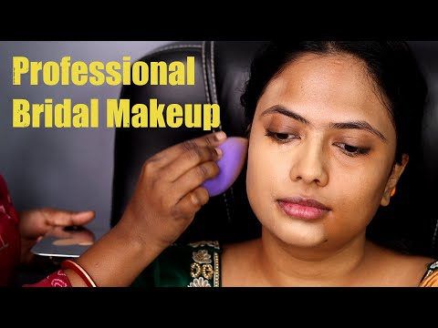 Fair Skin Bridal Makeup For Beginners / South Indian Bridal Makeup Tutorial / Indian Bridal Makeup