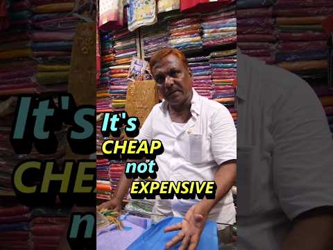 India Silk Bargaining! #travel #india #bargaining