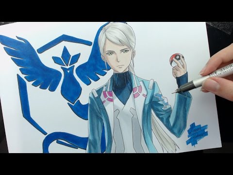 Speed Drawing - Team Mystic: Blanche (Pokémon GO)