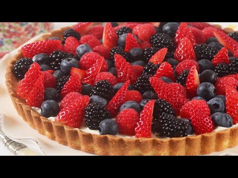 Easy Fruit Tart Recipe Demonstration - Joyofbaking.com