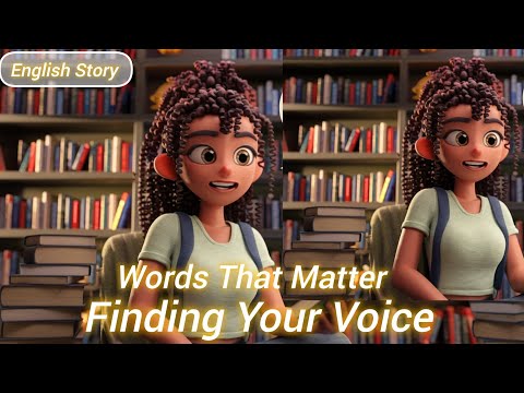 Words That Matter  Finding Your Voice | Moral Story | English Story