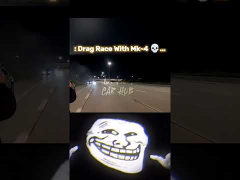 Troll Face 😈 || Toyota Supra 😎 || Drag Race With Mk-4 💀 - Crazycrhb || #shorts #mk4 #race