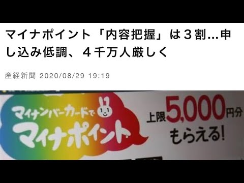 マイナポイントについて語る