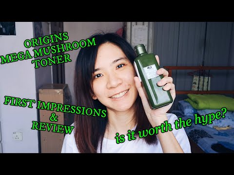 ORIGINS Mega Mushroom Skin Relief Lotion First Impressions & REVIEW!! -- MY SKINCARE DIARIES