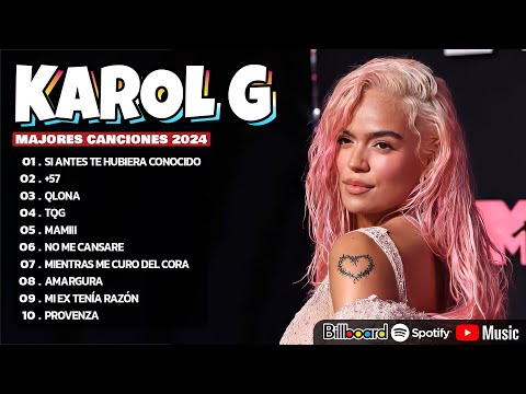 Karol G Mix Éxitos 2024 - Lo Más Popular de Karol G 2024 - Mejores Canciones de Karol G