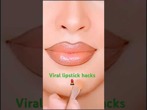 Viral lipstick hacks 💄#virallipstickhack #lipstickshack #lipstic #shorts #viralhack