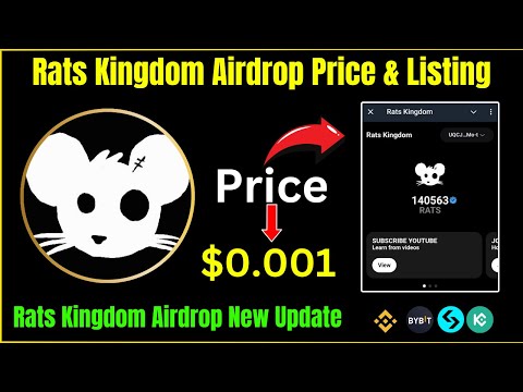 Rats Kingdom Airdrop New Update | Rats Kingdom Airdrop Price & Listing |