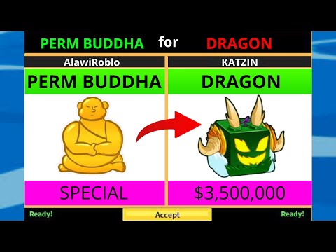 TRADING PERM BUDDHA FOR DRAGON in BLOX  FRUITS