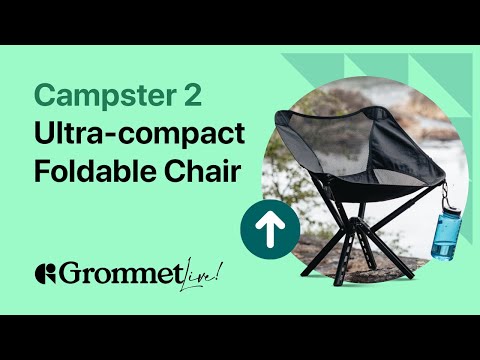 Convenience on the Go with Campster 2 Foldable Chair | Grommet Live