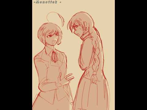 From the start ( Tokomaru ) Komaru Naegi x Toko fukawa animation #danganronpa #tokomaru