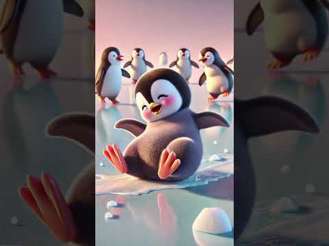 Discovering Self Worth Penguin's: Story Melody #cute #music #3d #penguin #foryou #viralshorts