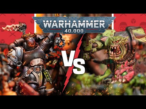 *NEW ARMY!* Black Templars vs Orks | Warhammer 40k Battle Report