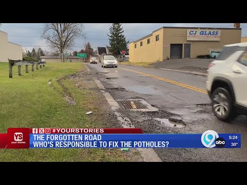 The forgotten road. Who's responsible to fix the potholes?