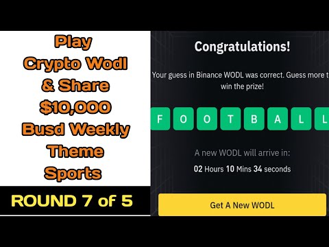 Binance crypto wodl complete answers | Crypto wodl 3,4,5,6,7,8 letters word | Crypto wodl sports 7