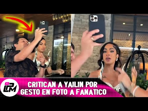 Critican a Yailin por supuestamente negar foto a Fanático