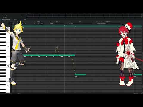 Give That Wolf A Banana but it's Vocaloid Kagamine Len & Fukase + VPR