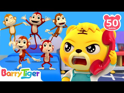 五只猴子蹦蹦跳🐒 + 更多兒歌🎵 | 數數兒歌🔢 | 兒歌🎶 | 動畫📺 | 童謠📖 | 國語兒歌 | 貝樂虎 ️