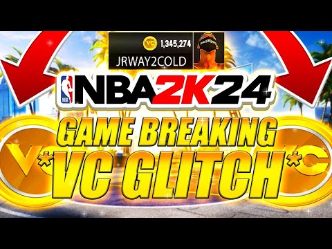 *NEW* NBA 2K24 GAME BREAKING VC GLITCH! 500K FOR FREE! HOW TO GET VC FAST! VC GLITCH 2K24!