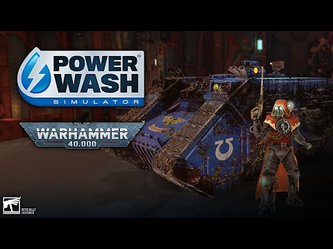 《POWERWASH SIMULATOR》付費內容「戰槌 40,000特別委託」宣傳影片