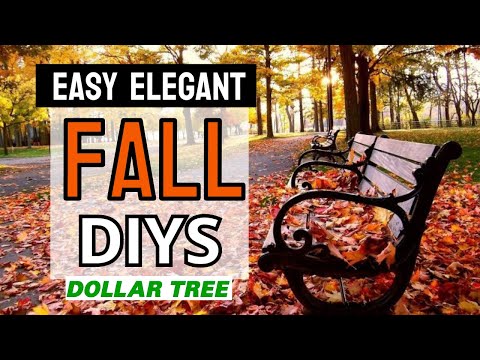 🍁QUICK & EASY Fall DIYS That LOOK EXPENSIVE!! /Dollar Tree Fall DIY 2022/Dollar Tree Fall Decor