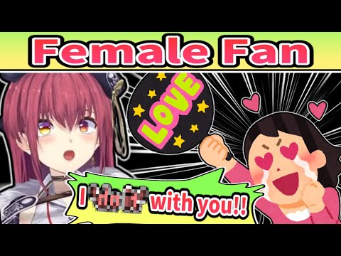 Marine Gets XXX Report From Female Fan [ENG SUB] Hololive Nekotama Okayu