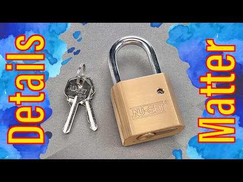 [1536] Close Isn’t Good Enough… Nu-Set Padlock (Model 4273-2)