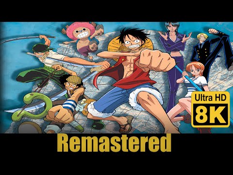 One Piece Opening 3 Hikari 8K (Remastered with Neural Network AI)