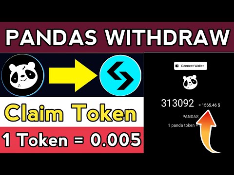 Pandas Airdrop Withdrawal || Pandas Airdrop listing date || Pandas Airdrop update || pandas Airdrop