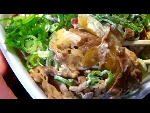 【すき家】ねぎマヨ牛丼 特盛￥590 Welsh onion Mayo beef bowl