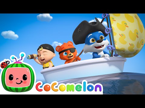 Bathtub Pirates! | NEW 🏴‍☠️ CoComelon Animal Time | Animals for Kids