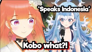 Kiara confused when Kobo starts speaking Indonesian out of nowhere