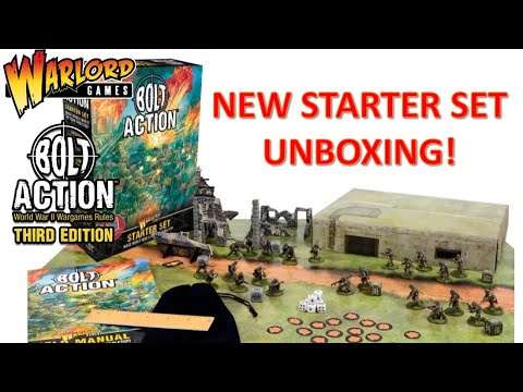 Bolt Action New Starter Set, unboxing… perfect for trying the game and for Christmas! #boltaction