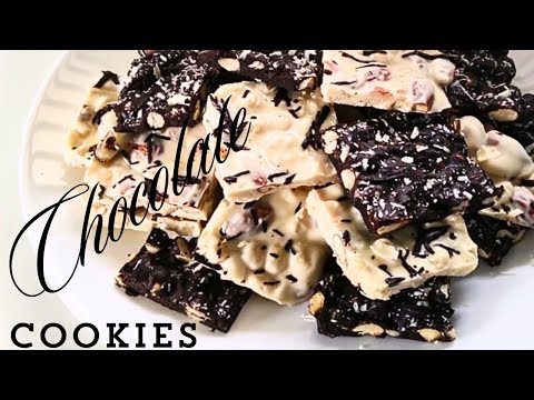 Dark and White Chocolate Cookies for Snacks / How to make Chocolate Cookies at Home