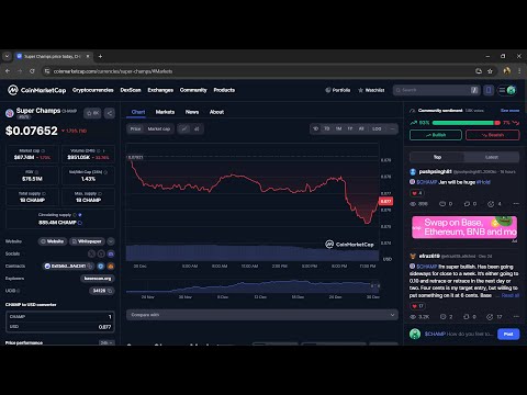 Is Super Champs (CHAMP) Token Legit or Scam ??