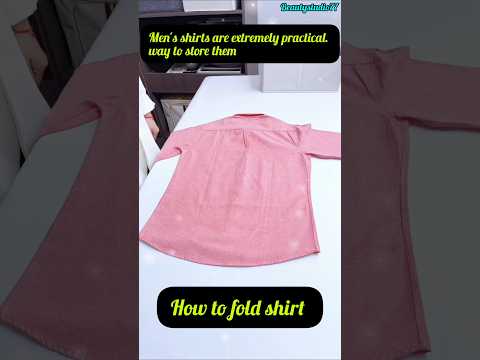 Stylish Shirt Folding Made Easy #shorts #fashion #foldingclothes #styletips