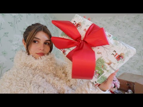 a warm winter vlog l Christmas wrapping, baking, & haircare chat