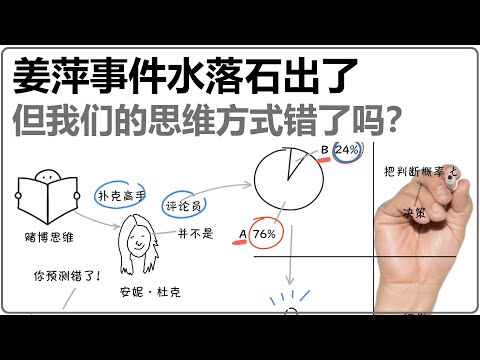 姜萍事件水落石出了，但我们的思维方式错了吗？|  赌博思维 | 概率思维 | 汉隆剃刀