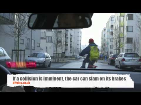 Volvo cyclist and pedestrian detection system