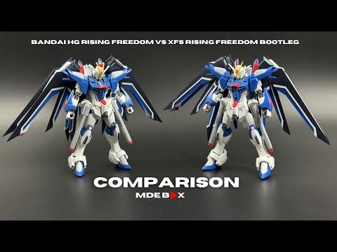 RISING FREEDOM BOOTLEG VS BANDAI RISING FREEDOM | COMPARISON | REVIEW