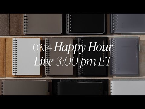 Our Latest Pens & Free España Notebook Offer | Happy Hour Live with Iesha | Cloth & Paper