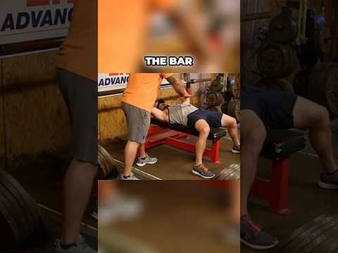 Bench Tip: The best foot position for leg drive #bench #benchtips #benchpress #lowbackpain